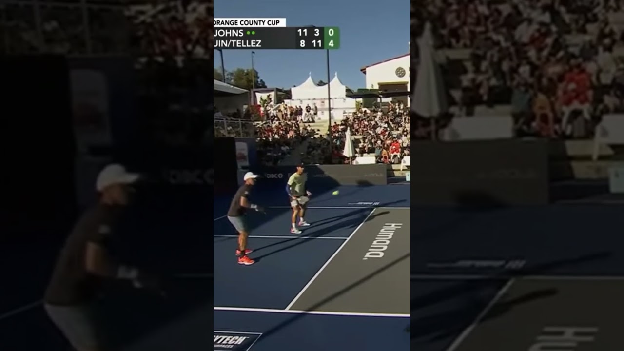 Johns/Johns v Patriquin/Tellez at the Select Medical Orange County Cup (7) #shorts #pickleball