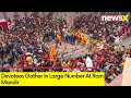 Devotees Gather In Large Number At Ram Mandir | Temple Open For Public | NewsX