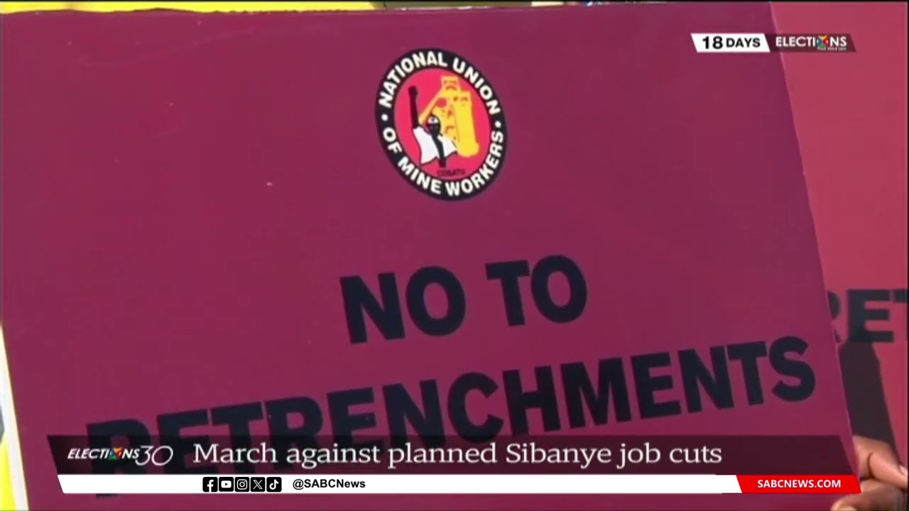 NUM march against planned job cuts at Sibanye Stillwater