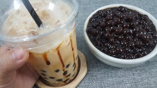 Cách làm TRÀ SỮA TRÂN CHÂU ĐƯỜNG ĐEN dễ nhất