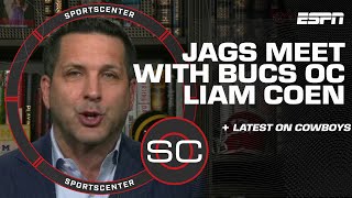 Cowboys speaking with Brian Schottenheimer + Jags meet with Bucs OC Liam Coen | SportsCenter