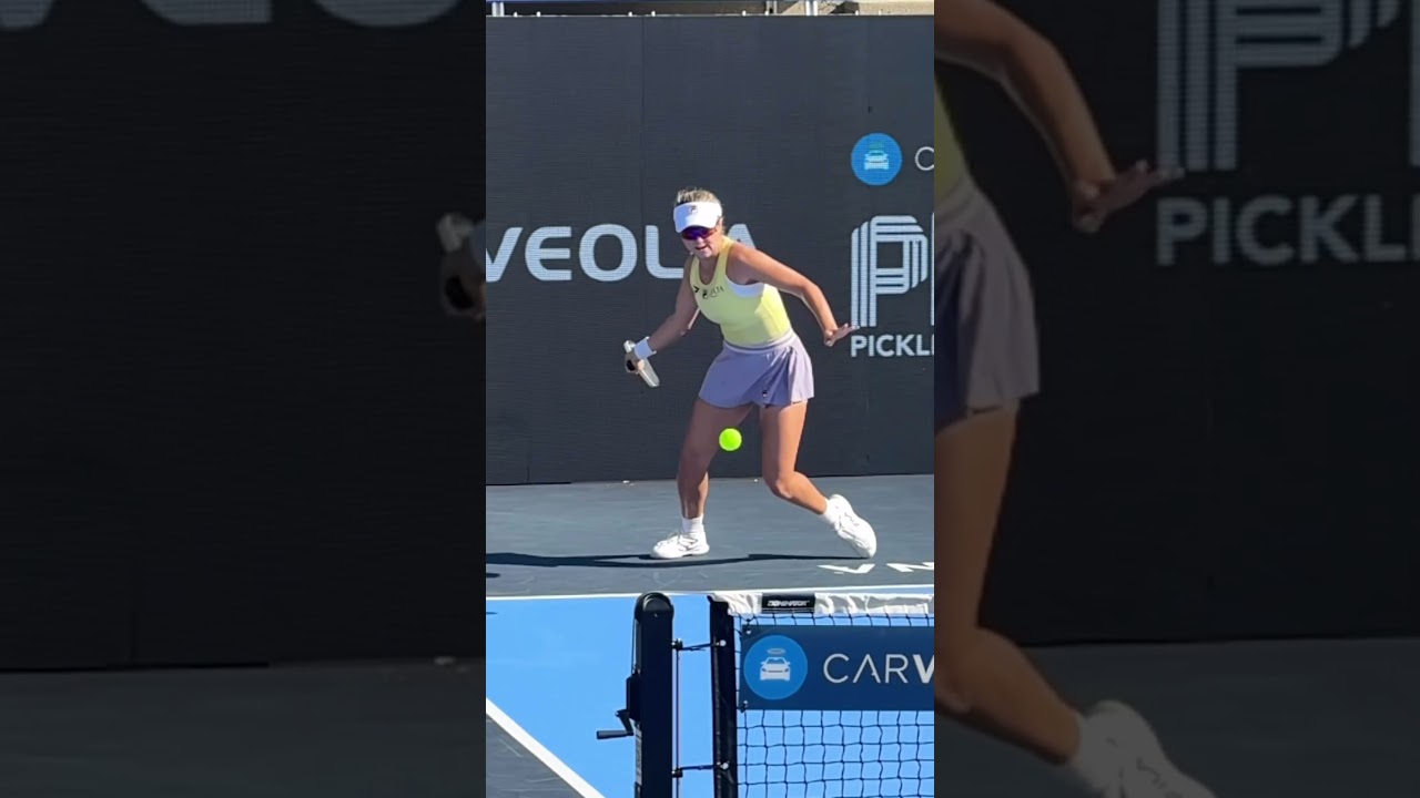 Pickleball poetry in motion = Watching Anna Leigh Waters 😤🔥