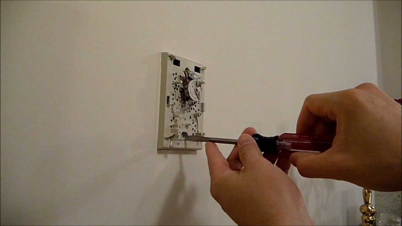 How to Replace an Analog Thermostat with a Digital (HD ... hot water thermostat wiring 