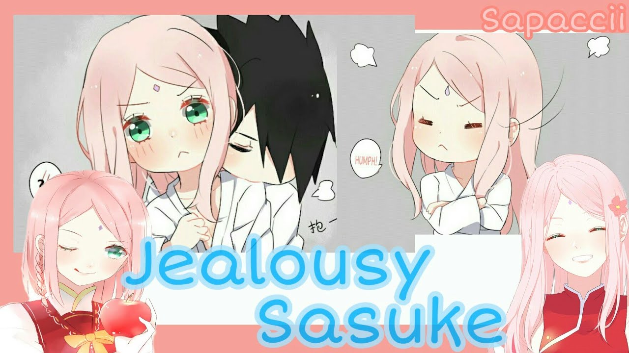 Sasuke+jealous+ Sasusaku.