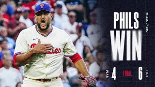 Mets vs. Phillies Game Highlights (9/14/24) | MLB Highlights