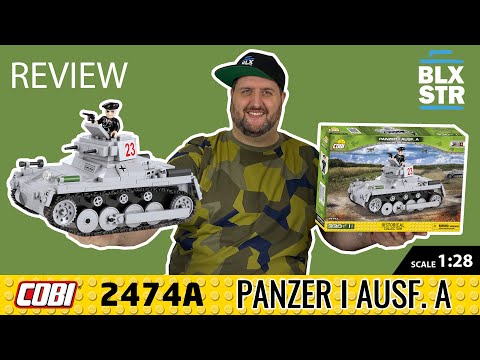 Hallo I Bims 1 Panzer ✙ Panzer I Ausf. A | COBI-2474A ▶️ UNBOXING, SPEED BUILD & REVIEW