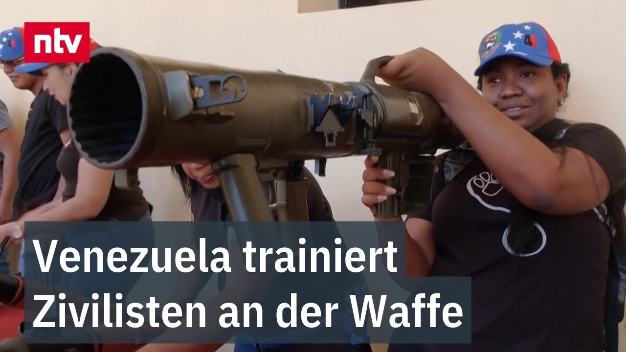 Venezuela trainiert Zivilisten an der Waffe - Propaganda gegen US-Gebaren