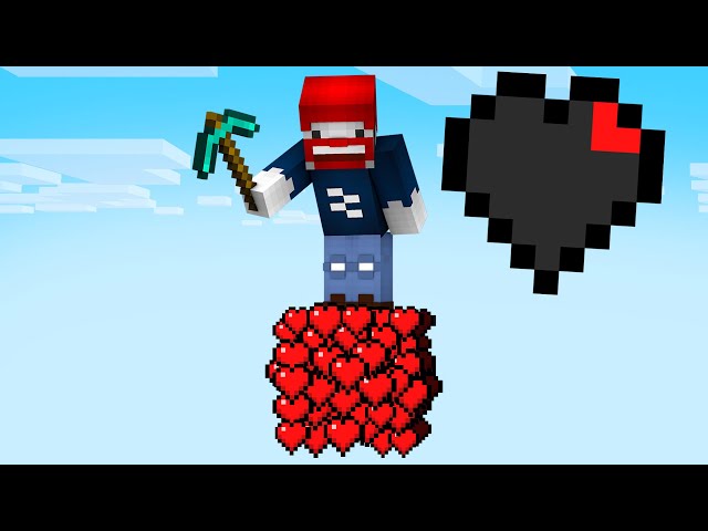 0,1 Herz BLOCK INSEL in MINECRAFT 🔥