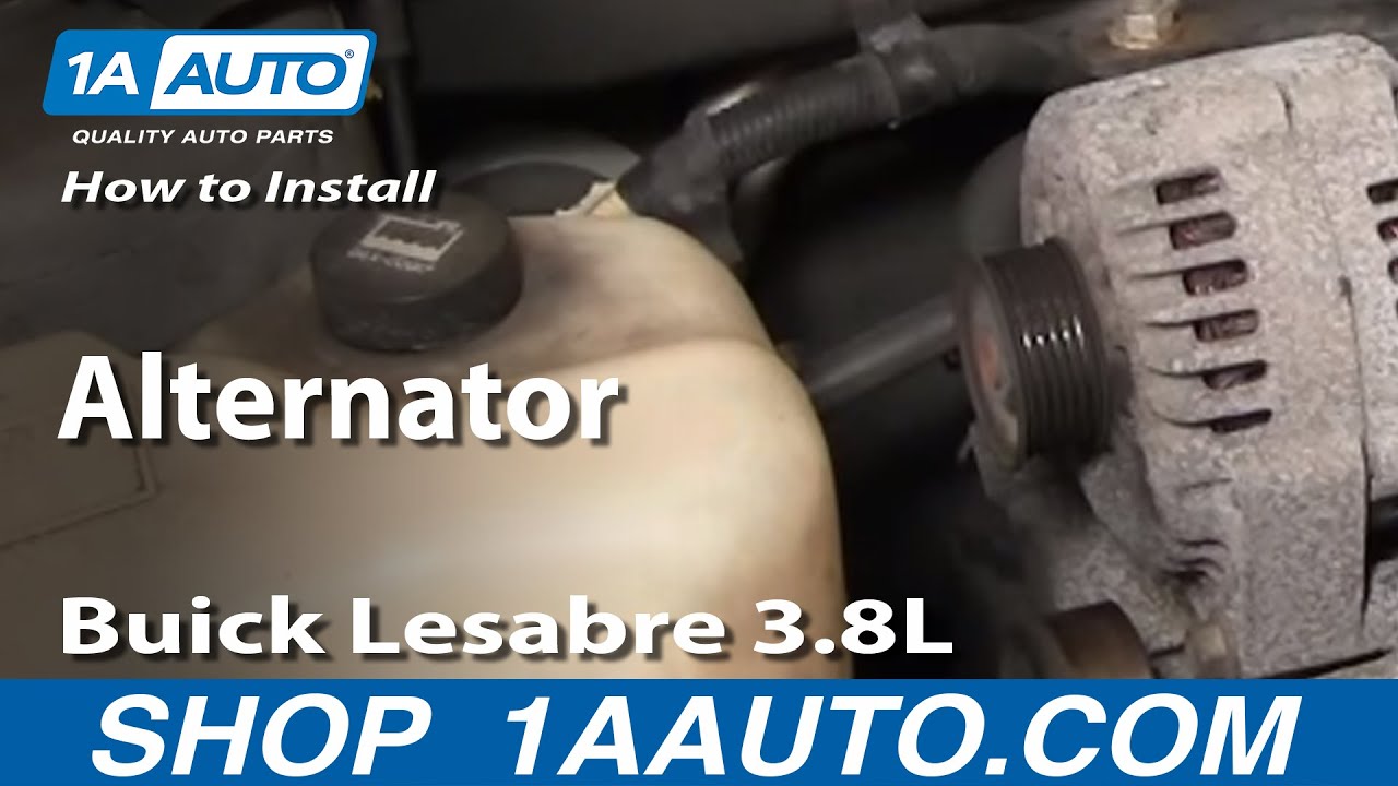 How To Install Repair Replace Alternator Buick Lesabre 3 ... google 1978 chevy starter wiring 