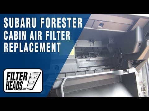 SUBARU Forester 3 - Cabin Air Filter Replacement