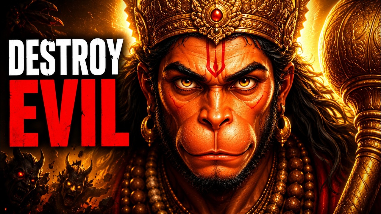 Do You Feel Something Watching You? Hanuman Stands Guard Tonight 🔱