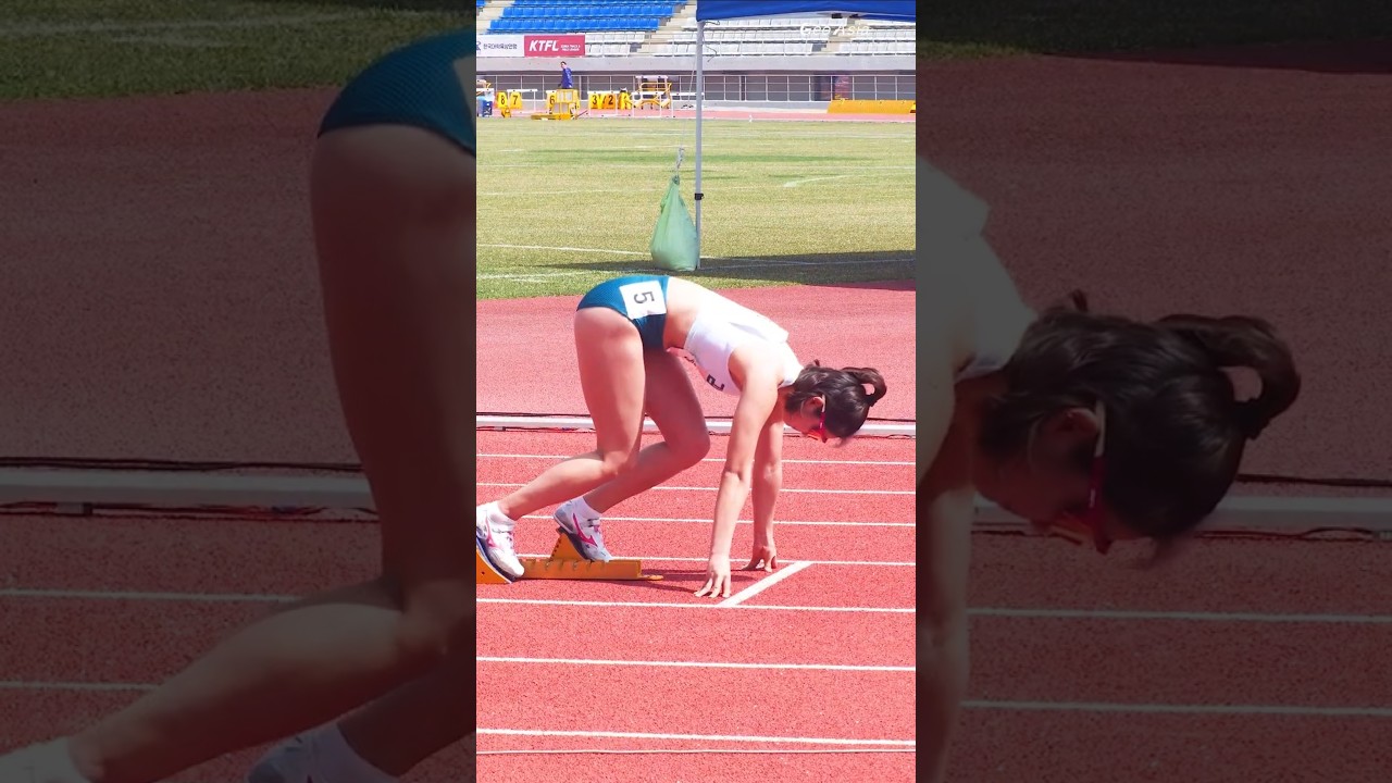 육상 선수의 매력과 실력을 겸비한 멋진 러너!! 김초은 #athletics #김초은 #여자육상 #trackandfield #sportstar #shorts
