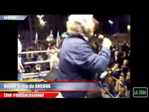BeppeGrillo #tuttiacasatour Ancona