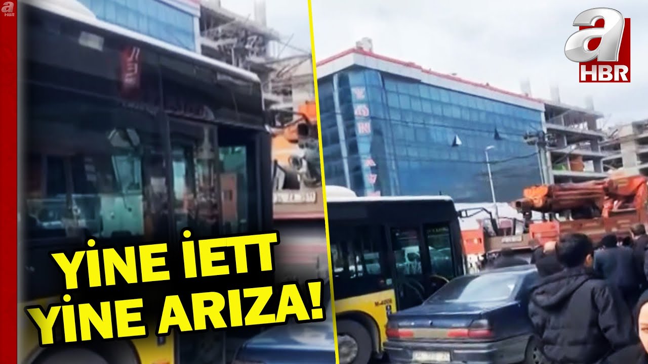 İstanbulluların ulaşım çilesi bitmiyor! Yine bir İETT otobüsü yolda kaldı | A Haber