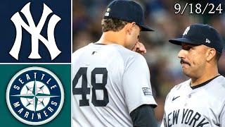 New York Yankees @ Seattle Mariners | Game Highlights | 9/18/24