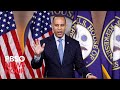 WATCH LIVE: House Democratic Leader Jeffries holds news briefing as Republican majority narrows