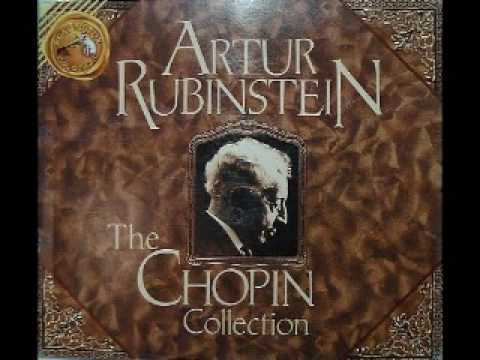 Arthur Rubinstein - Chopin Waltz Op. 70 No. 2 in F minor