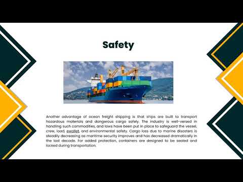 Advantages of Ocean Freight Shipping