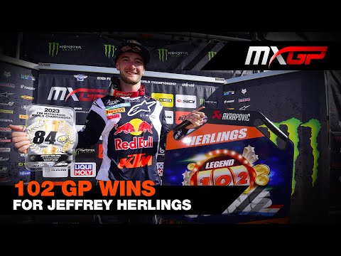 Jeffrey Herlings 102 GP wins - MXGP 2023 #MXGP #Motcross