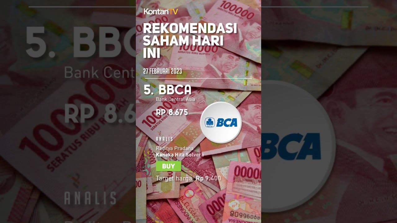 Saham Bank Masih Masuk Rekomendasi Saham Dari Analis Hari Ini (27/2)