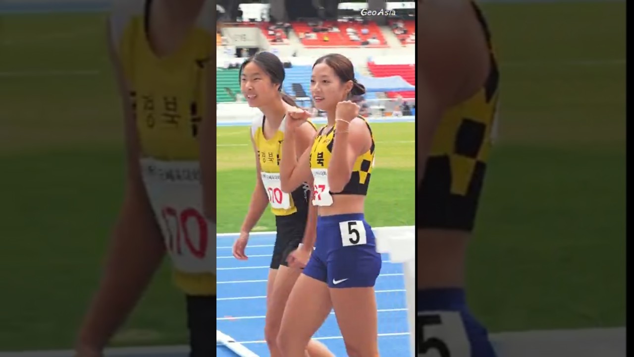 박지영 화이팅! 한국 여자 허들의 밝은 미래 #athlete #박지영 #sportstar #제106회전국체육대회