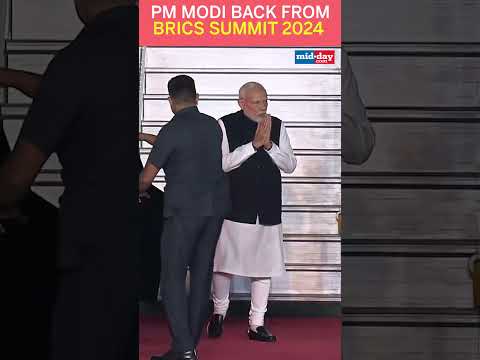 Watch PM Modi returns to India after attending Brics Summit in Russia  42K views  play Short