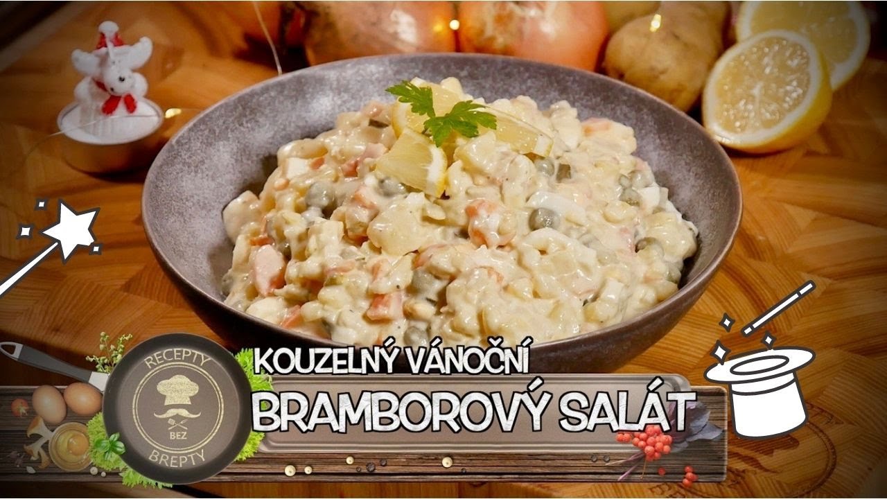 KOUZELNÝ VÁNOČNÍ BRAMBOROVÝ SALÁT! VÍTE PROČ JE KOUZELNÝ?