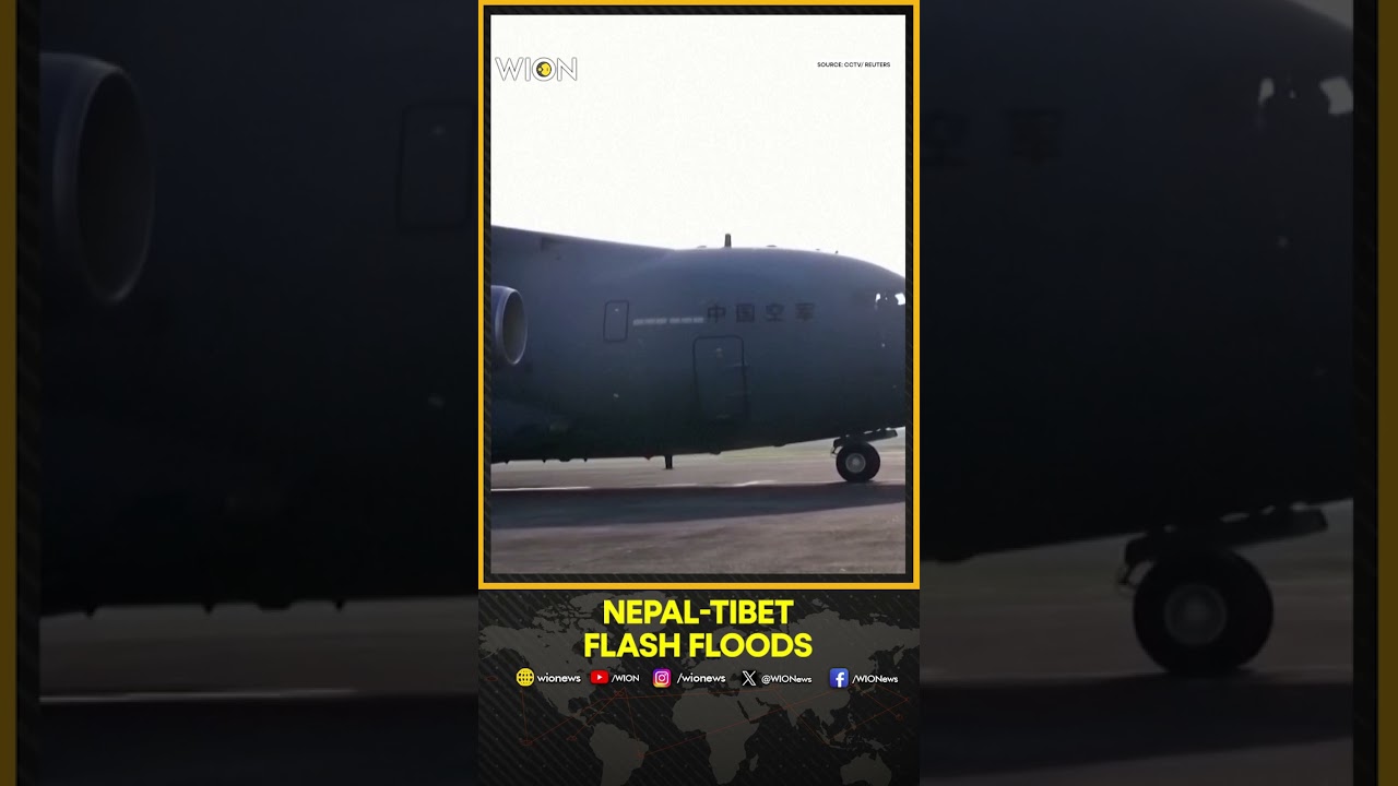 Nepal-Tibet Deadly Floods: 555 Stranded Tourists Evacuated From Tibet Mudslide | WION Shorts