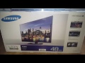 UNBOXING TV SAMSUNG UE48H5003 48