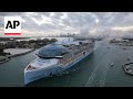 World’s largest cruise ship Icon of Seas begins maiden voyage from Miami