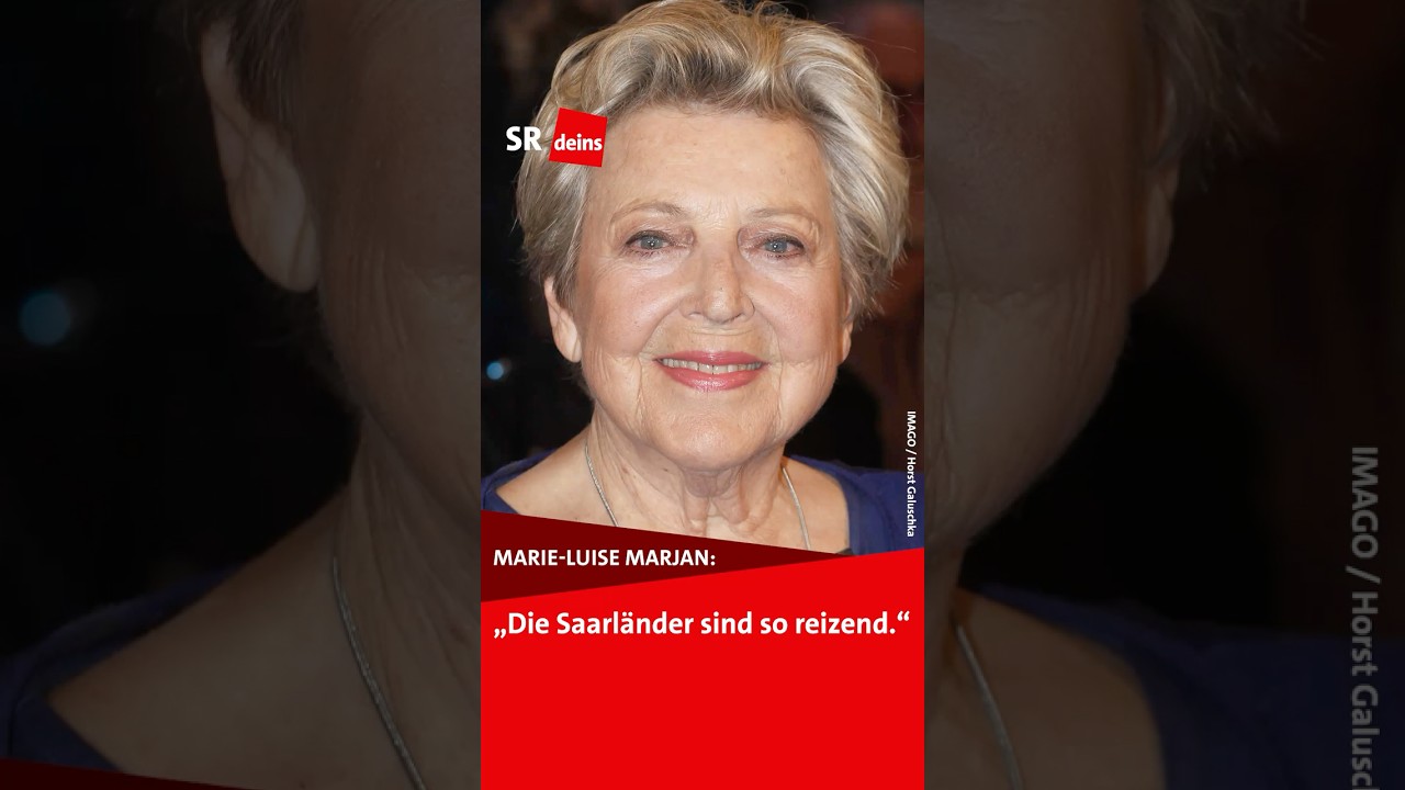 Saarland trifft "Lindenstraße": Mutter Beimer alias Schauspielerin Marie-Luise Marjan ist begeistert
