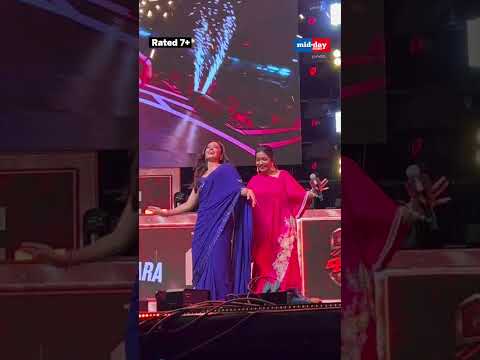 Rashmika Mandanna Stuns in Violet Saree  Dances to Angaaron at Pushpa 2 Promotions  1K views  play Short