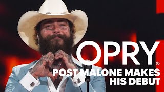 Post Malone Makes His Opry Debut!