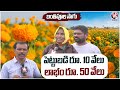 Marigold Cultivation In Jagtial | Farmer Earns Huge Profits | Ground Report | V6 News