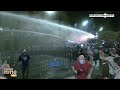 Georgia Police Unleash Water Cannons on Protesters | News9  - 00:52 min - News - Video