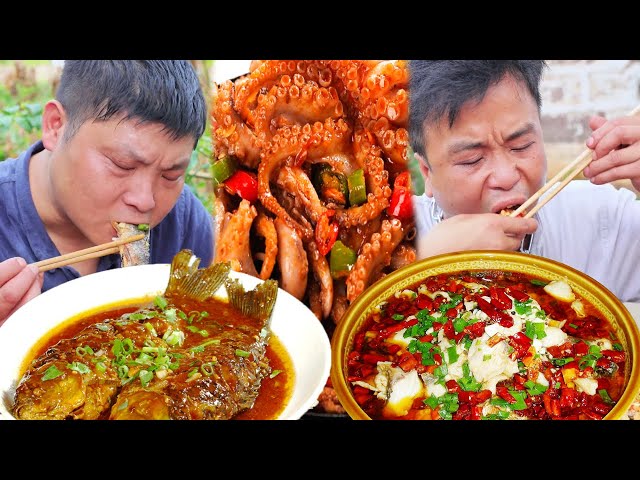大壮太变态了！吃鲱鱼罐头还喝汤？#干饭兄弟#盲盒食物#mukbang#美食#盲盒
