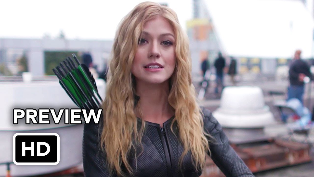 Dctv Crisis On Infinite Earths Crossover Katherine Mcnamara Suits Up As Mia Smoak Featurette 9451