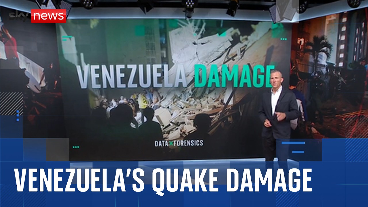 Sky News investigation shows scale of Venezuelan quake damage