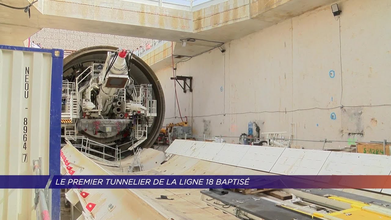 Yvelines | Le premier tunnelier de la ligne 18 baptisé