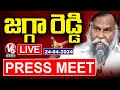 Jagga Reddy Press Meet LIVE | V6 News