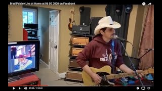 Brad Paisley Live at Home at 06 05 2020 on Facebook