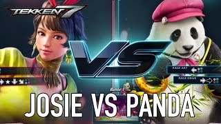 TEKKEN 7 - Josie VS Panda Gameplay