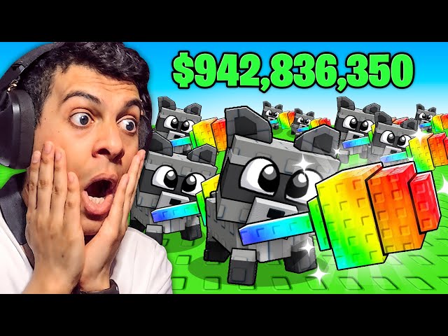 روبلوكس: جبت جيش من الراكون في ماب المزرعة عشان يسرقو فواكة نادرة😂🔥