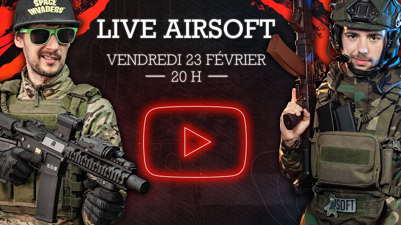🔴 LIVE Airsoft : On réagit à la vidéo de partie avec MisterFlech