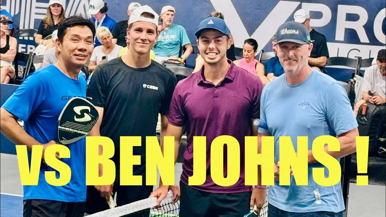 Playing Against the #1 Player in The World - Ben Johns ! PPA Split Age. Wasson/Jaya x Johns/Dundon