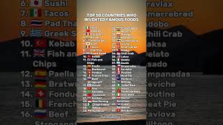 🍕Top 50 Most Iconic Foods from Around the World!🌍 | Which One’s Your Favorite? 😋