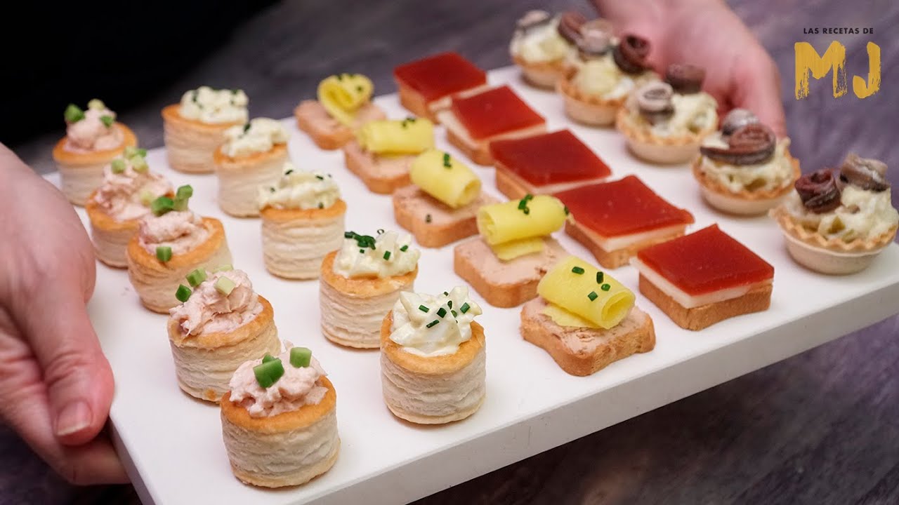 Como hacer canapés variados