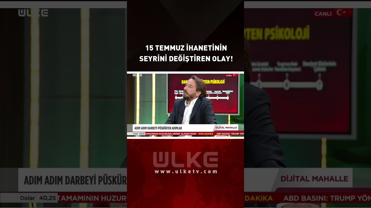 15 Temmuz İhanetinin Seyrini Değiştiren Olay... #shorts