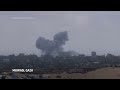 Smoke plumes visible in direction of Rafah in Gaza Strip  - 00:48 min - News - Video