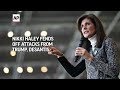 Nikki Haley fends off attacks from Trump, DeSantis ahead of Iowa caucuses  - 00:55 min - News - Video